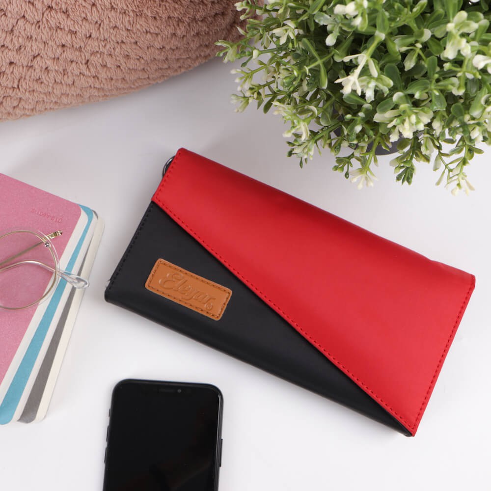 Dompet Wanita Dompet Panjang HPO Serbaguna Multifungsi 16 Slot Kartu Bahan Longchamp