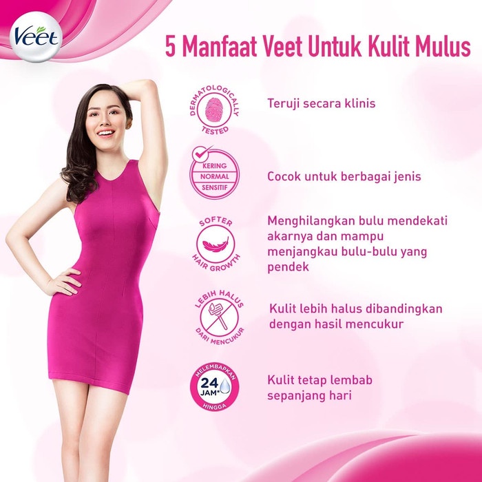 VEET HAIR REMOVAL CREAM SILK &amp; FRESH KULIT NORMAL