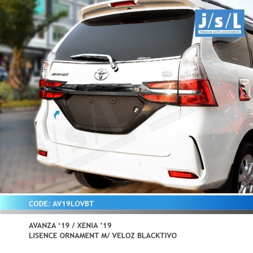 License Ornament New Avanza Xenia Veloz 2019 Model ORI