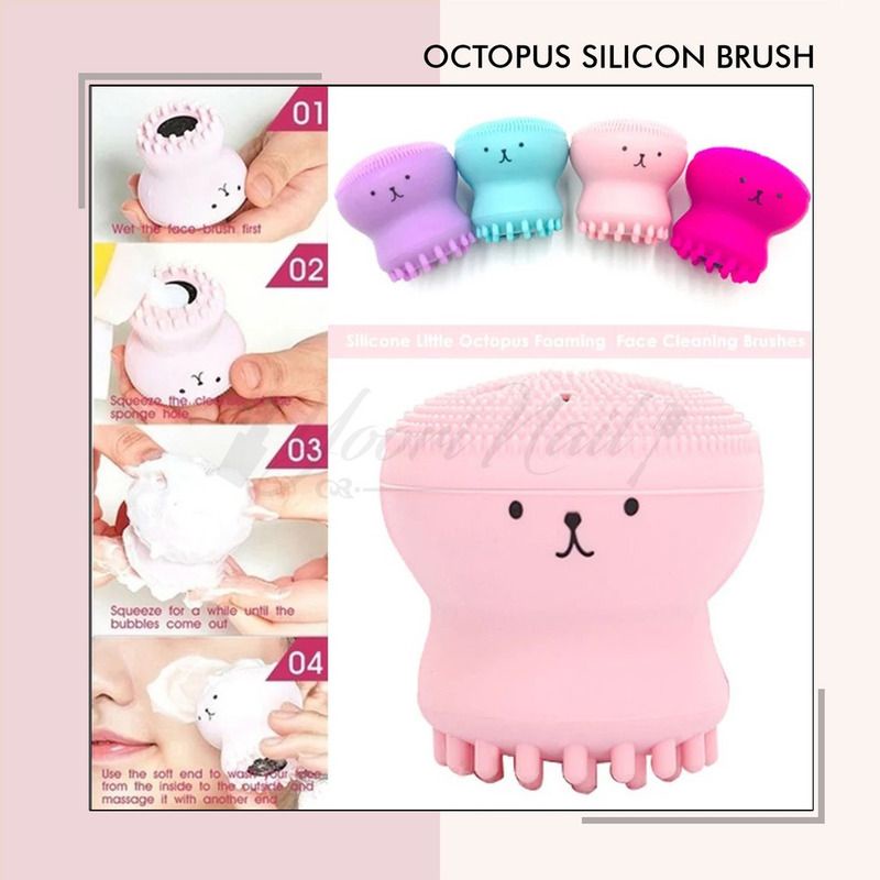 Octopus Brush make up silicon brush jellyfish soft silicon makeup