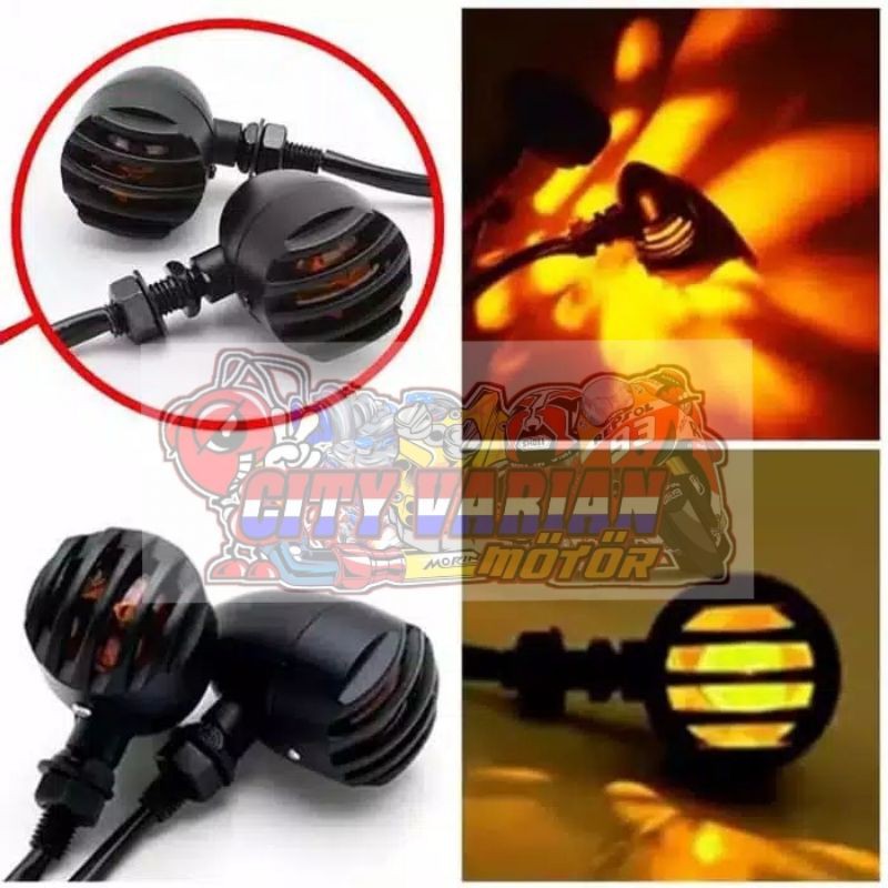 Lampu Sen Teralis JapStyle Scorpio W175 Tiger Megapro CB Teralis Tralis RX King CB new Cb 100 Clasic