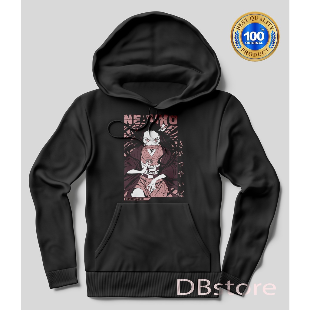 JAKET HOODIE ANAK NEZUKO DEMON SLAYER
