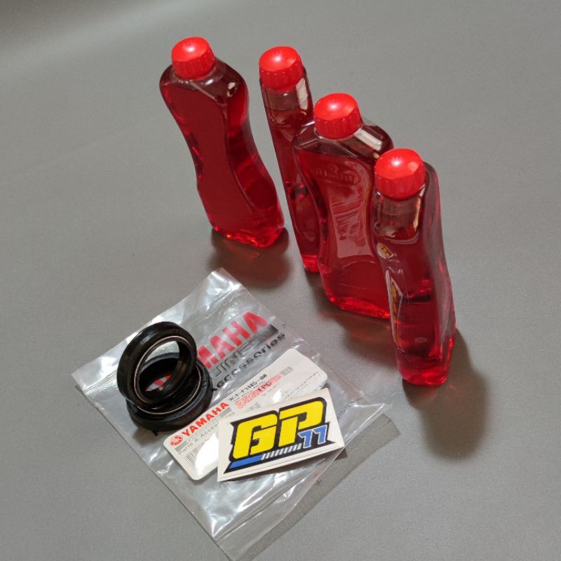 SEAL SHOK+OLI SHOK 2KOTAK YAMAHA VIXION SCORPIO VIXION NEW