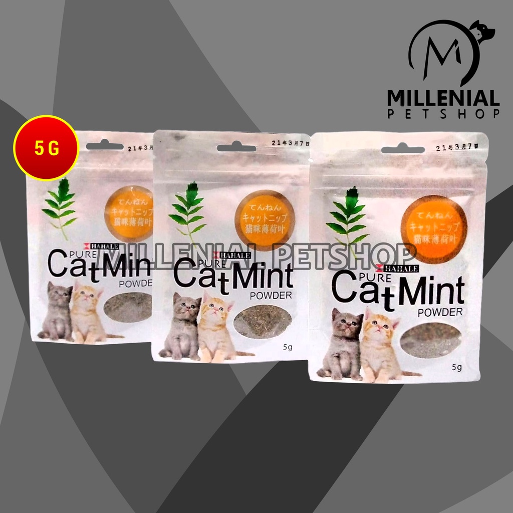 Pure Cat Mint Powder Sachet Cat Nip Serbuk Catnip Kucing