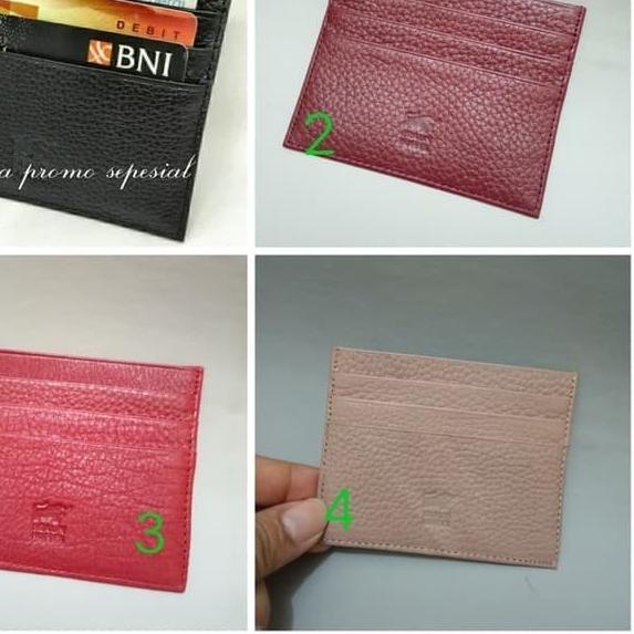 

➪ DOMPET KARTU/CARD HOLDER BRAUN BUFFEL KULIT 6. ✥
