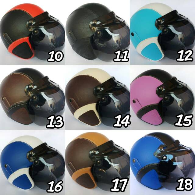 Helm bogo dewasa retro murah bukan INK KYT MDS Zeus JPN BMC HIU WTO