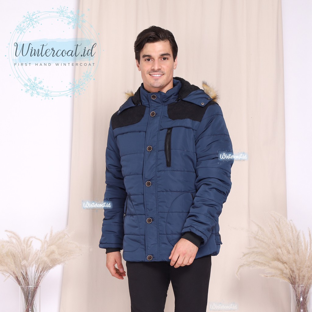 READY INDONESIA LOGAN Winter coat Men jaket musim dingin pria cowok jumbo big size mantel waterproof