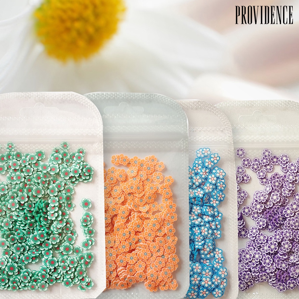 Providence 10g Nail Filler Flower Shape Ultra Thin Polymer Clay Glitter Slice Slime Manicure Sequins for Female