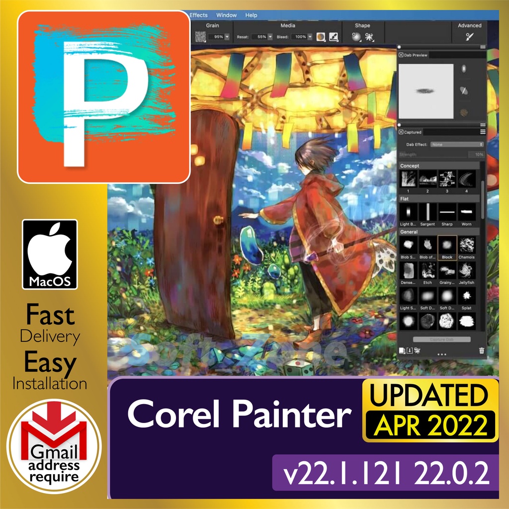 

Crl Pntr 22.1.121 22.0.2 - Advncd Dgtl Art Sftwr [mcOSX Mntry Spprt] - Dgtl Dwnld