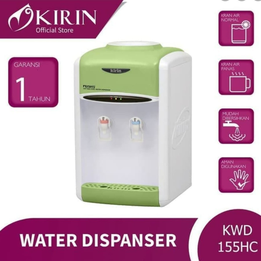 KIRIN KWD 155 HC - Dispenser Galon Atas / Water Dispenser