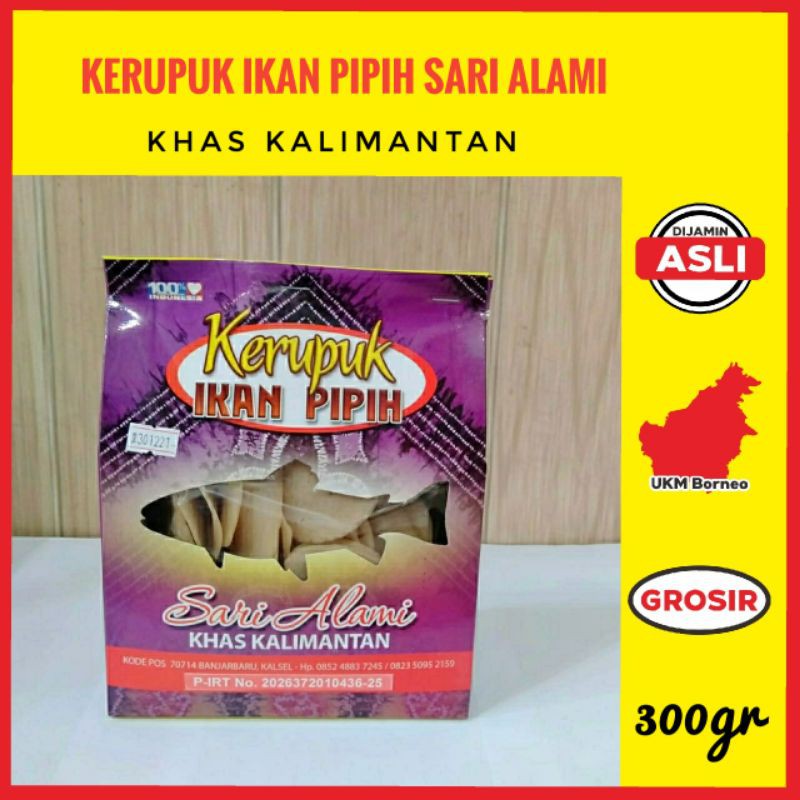 

Kerupuk Ikan Pipih Sari Alami Oleh Oleh Banjarmasin Kalimantan