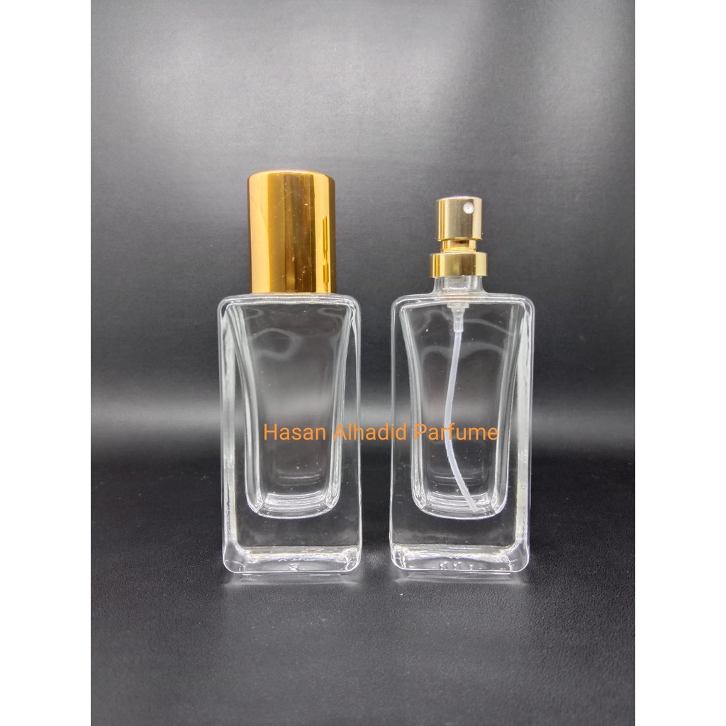 Botol Parfume V32652 30ml Pum Gold Tutup Gold Full Eceran/Pcs
