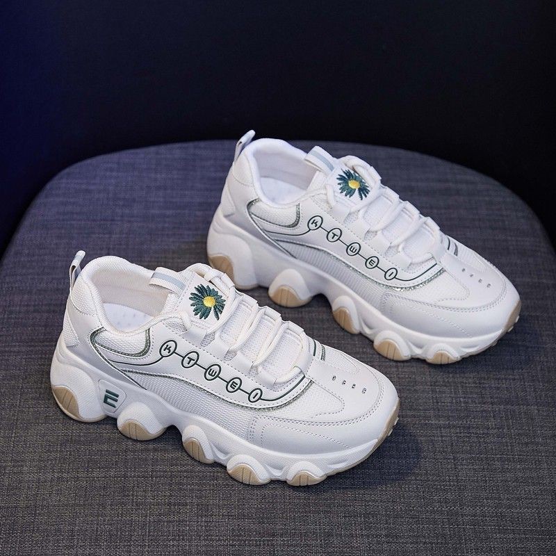 RK Collection - 2022 Sneakers Wanita Sepatu Fashion KTWEI-Hijau putih