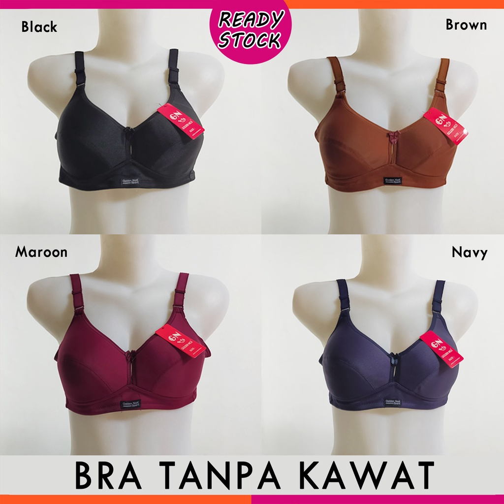 BIGCLO - (COD) Bra Tanpa Kawat Jumbo BH Busa Tipis