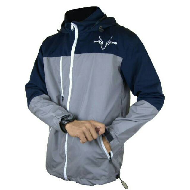 Jaket Hoodie Waterproof Pria Wanita Original Boot Loop | Jaket Taslan Gunung Cowok Cewek Premium