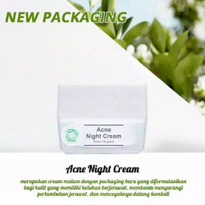ACNE NIGHT CREAM Mk GLOW