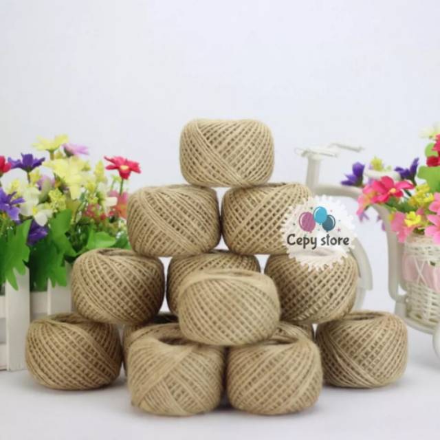 

Hemp Rope / Tali Goni Vintage / Tali Rami Per Roll 50 Meter