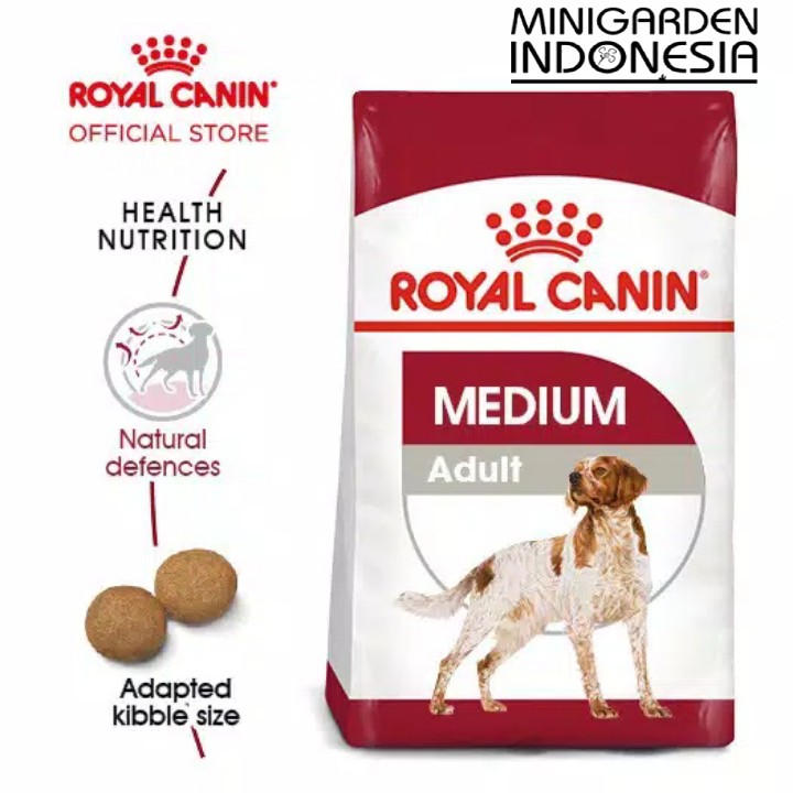 Royal Canin Medium Adult 4 KG Makanan Anjing Dewasa Dry 4kg dogfood nutrisi anjing kucing