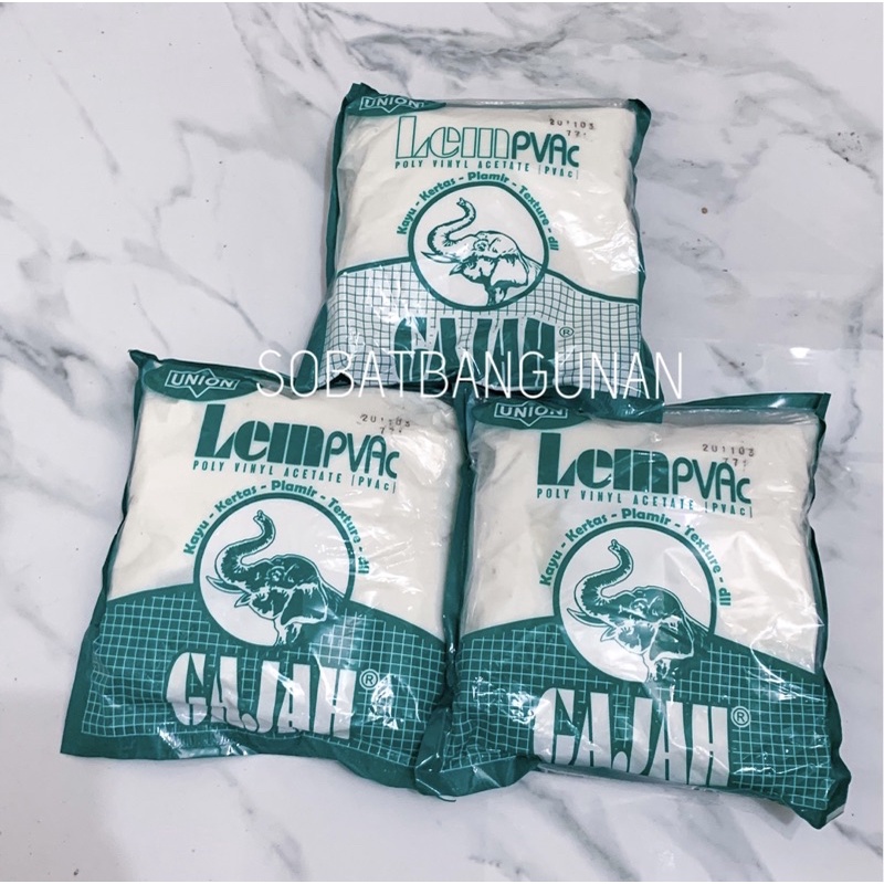 LEM PVAC GAJAH / LEM KAYU / LEM KERTAS / PLAMIR / TEXTURE