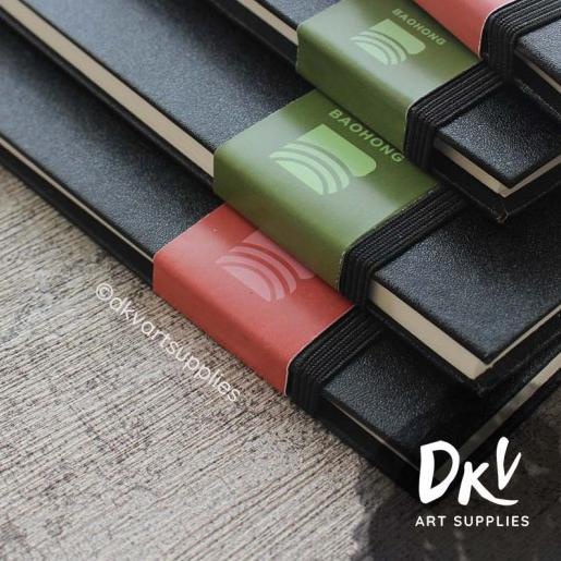 

❉ Watercolor Sketchbook Baohong Academy 300gsm 100% cotton A6 / A5 - Cold Press, A6 ✽