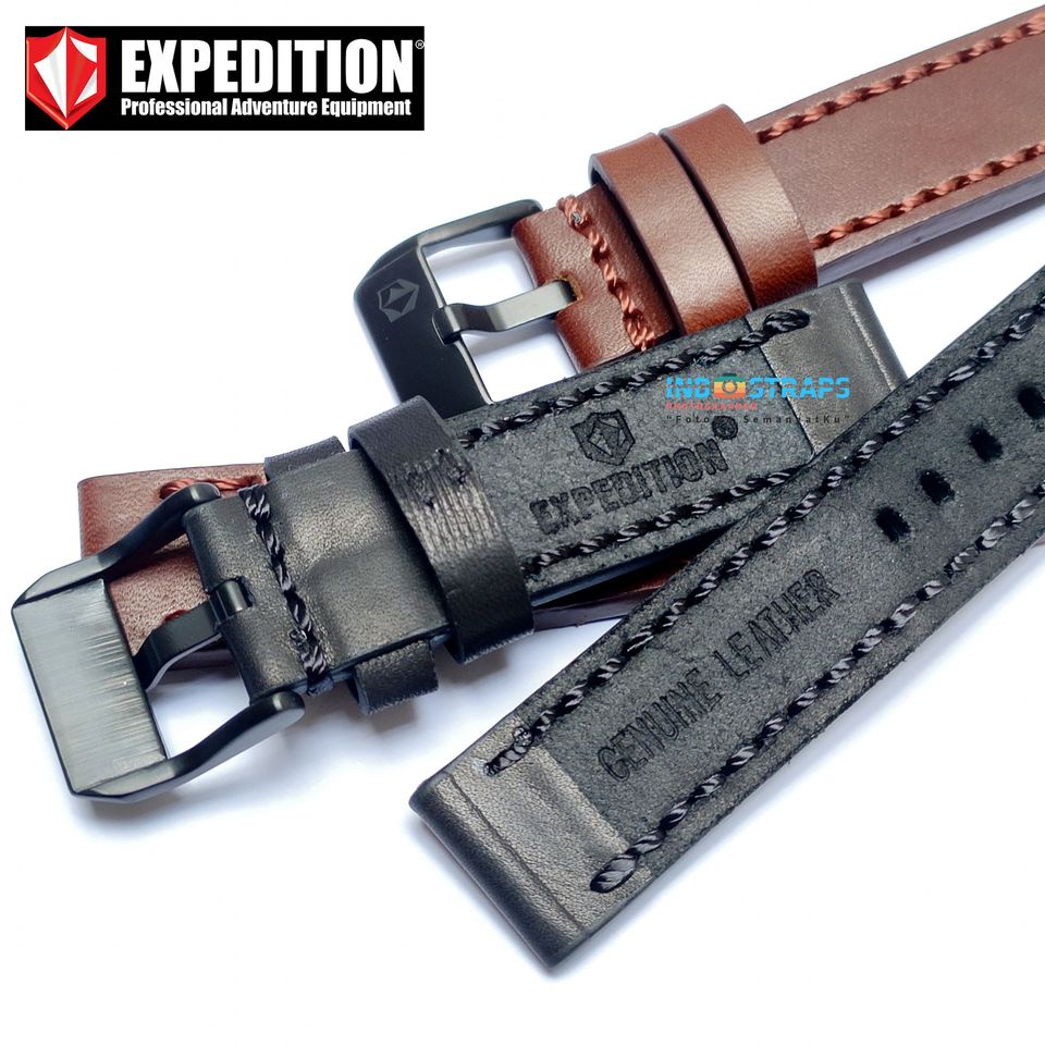 TALI JAM TANGAN KULI EXPEDITION LIMITED EDITION 22-24 MM TALI JAM EXPEDITION 22-24MM PREMIUM WATCH BEND TERBAIK LEATHERS EXPEDITION 22MM 24MM