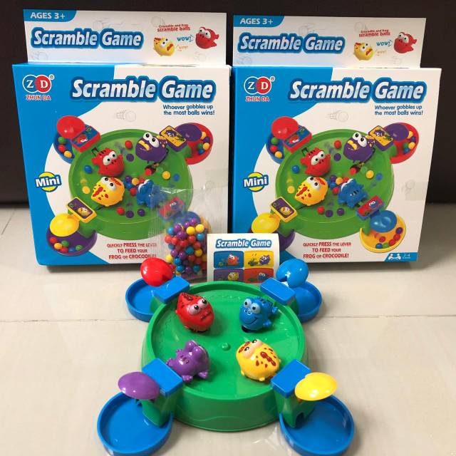 MOMBABY1 Mainan edukasi seru anak Scramble Game / Mainan Edukasi Katak Kodok