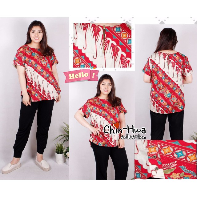 Terbaru    Imlek Batik Blouse / Atasan / Top Wanita