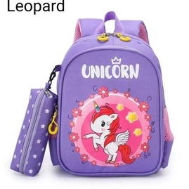 Tas Ransel Anak Sekolah Ngaji Perempuan Tk Sd karakter Motif Unicorn