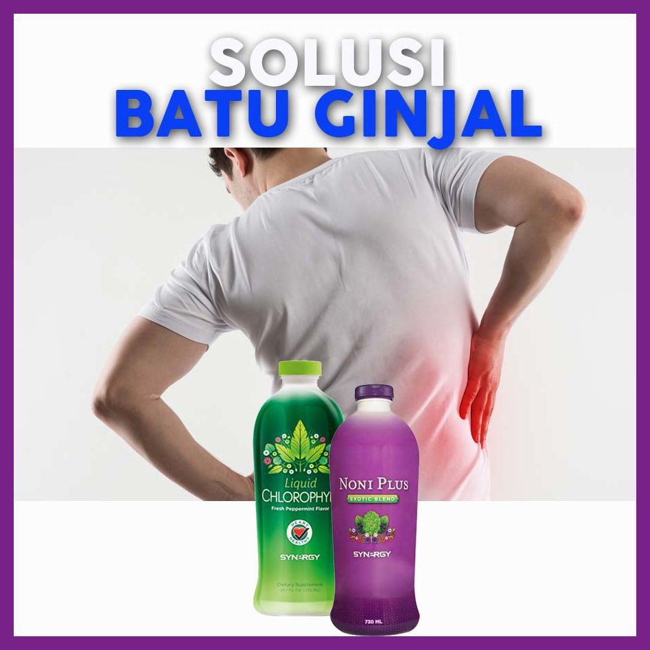 (NoniPlus+Klorofil Synergy) Obati Penyebab Sakit Pinggang Sebelah Kiri