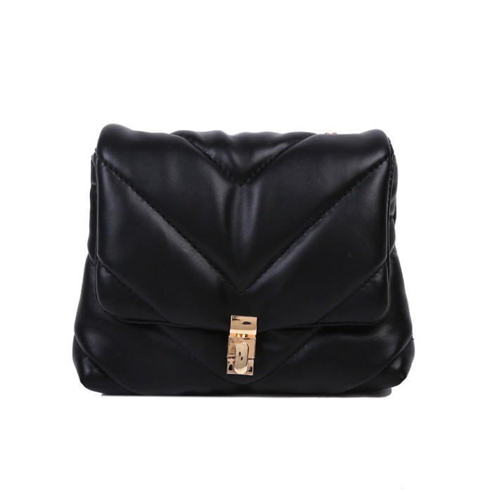 ZaraA Quilted Maxi Crossbody Bag zz078