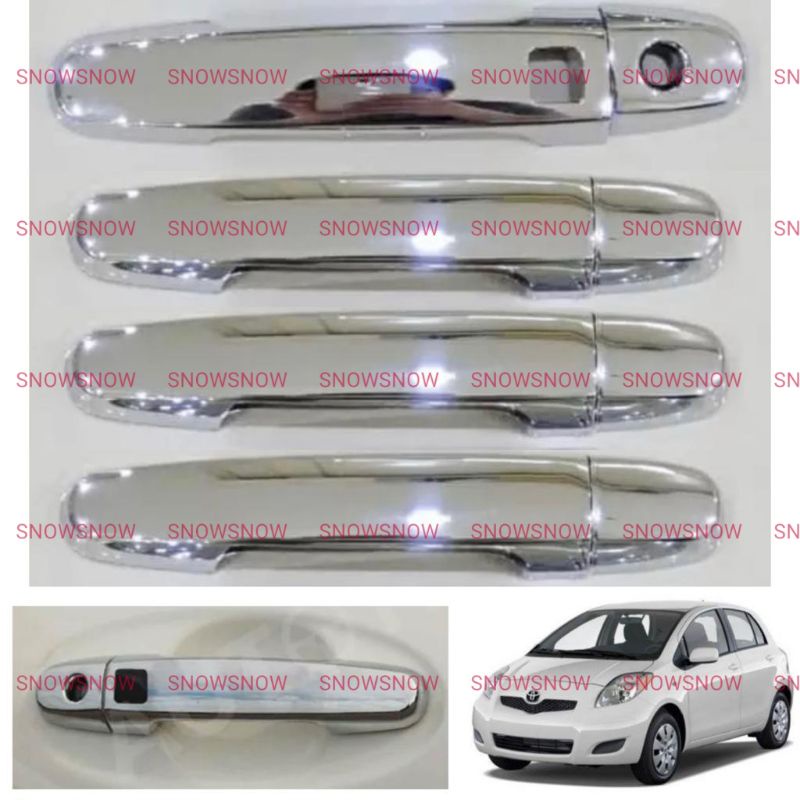 Handle Cover Yaris 2005 2010 2014 2015 2017 Smartkey Keyless Chrome