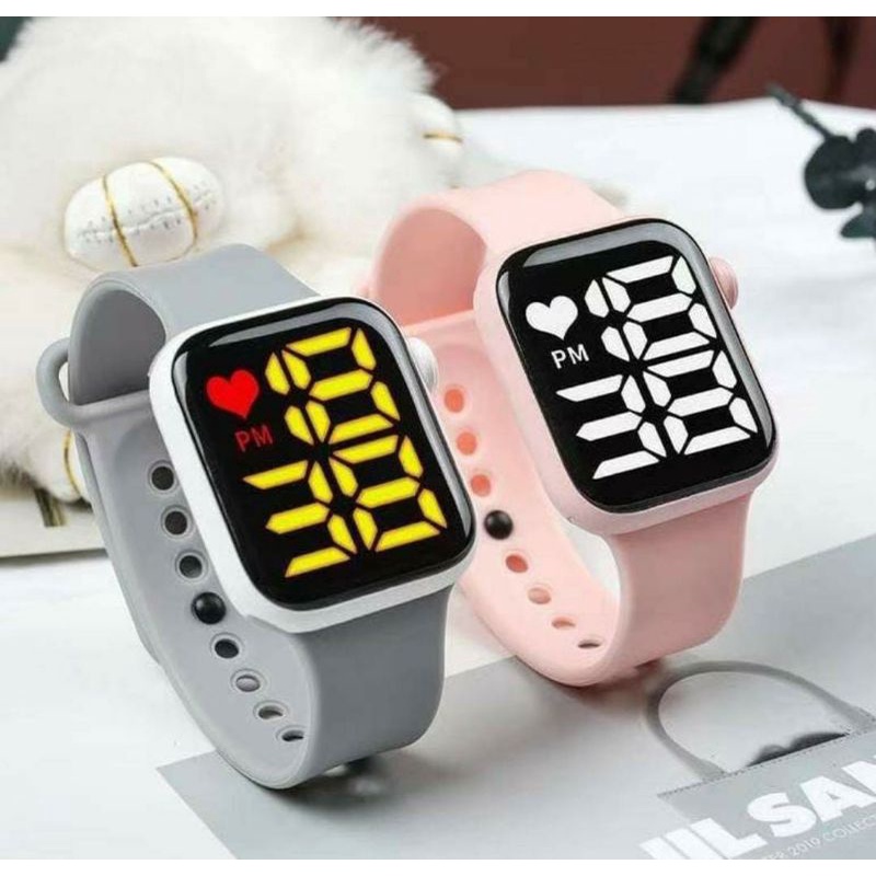 COD√Jam Tangan Digital Anti Air Rubber Touchscreen Fashion Import Pria Wanita Anak Remaja Premium