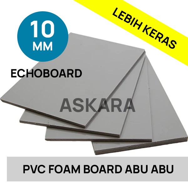 Jual PVC FOAM BOARD 10 MM ABU ABU KERAS UKURAN 122 CM X 244 CM Shopee