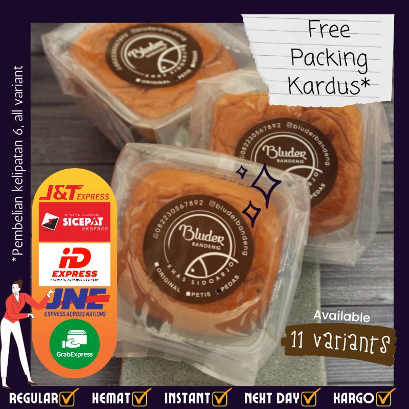 

[ & ] Bluder Bandeng Gelora Rasa | Oleh-Oleh Sidoarjo