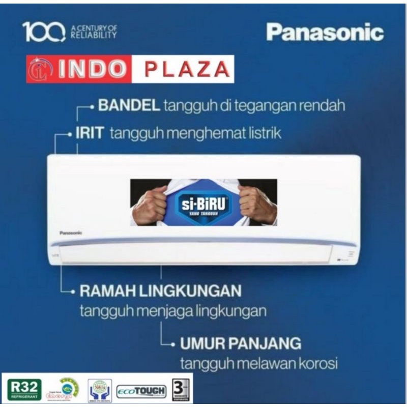 AC 1 PK LOW VOLTAGE PANASONIC SIBIRU / SI BIRU CS-LN09WKJ