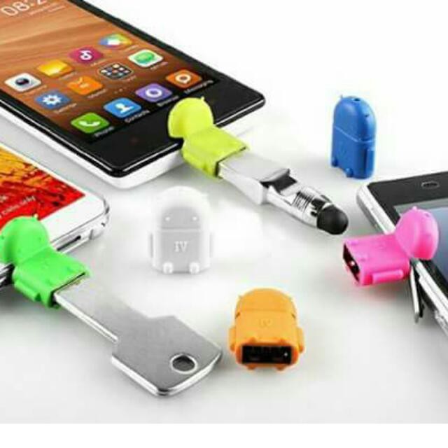 OTG Robot Mini USB 2.0 OTG Cable Micro USB to USB Adapter Micro USB Male to USB Female for Android