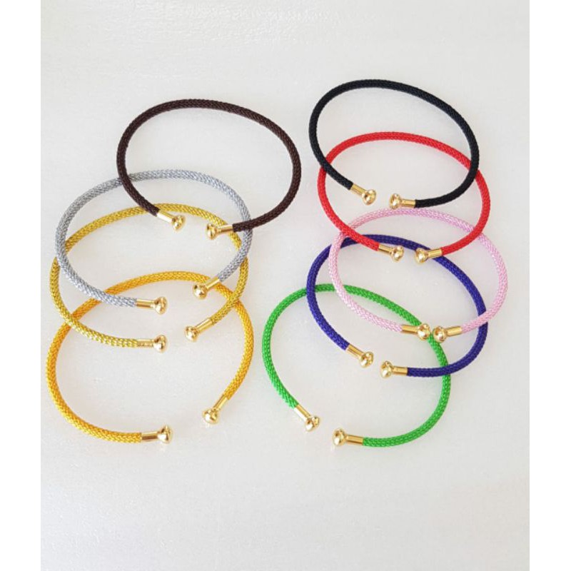 Gelang Bangle Kawat import elastis gelang kawat pandora impor charm