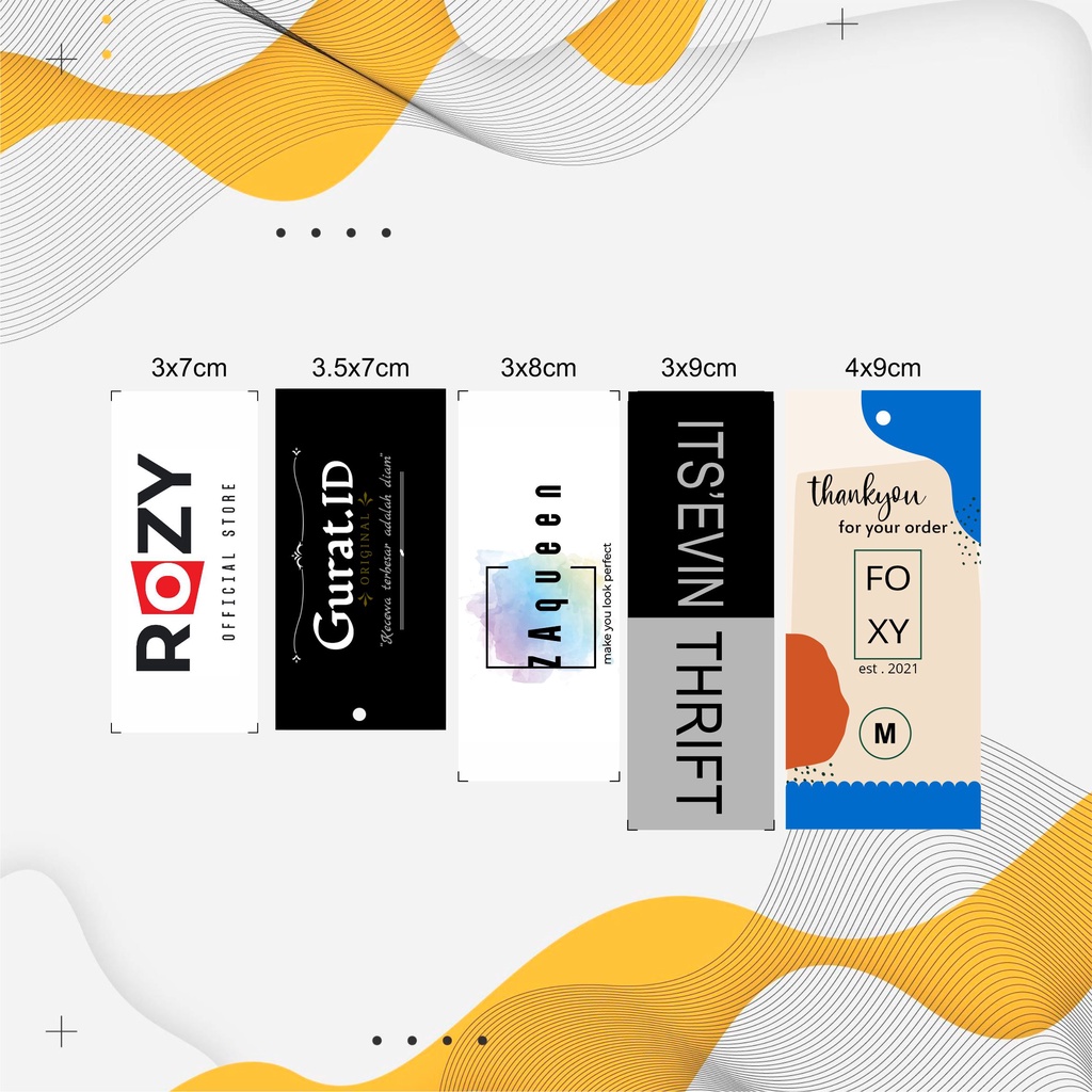 

hangtag Baju / hangtag online shop / hangtag produk Laris