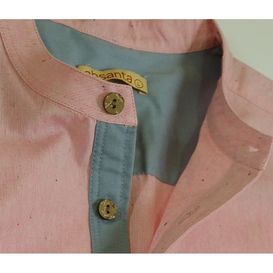 Kurta Koko Premium Ahsanta Soft Pink/Salem Pink/Champagne Pink kain Unik Keren Nyaman