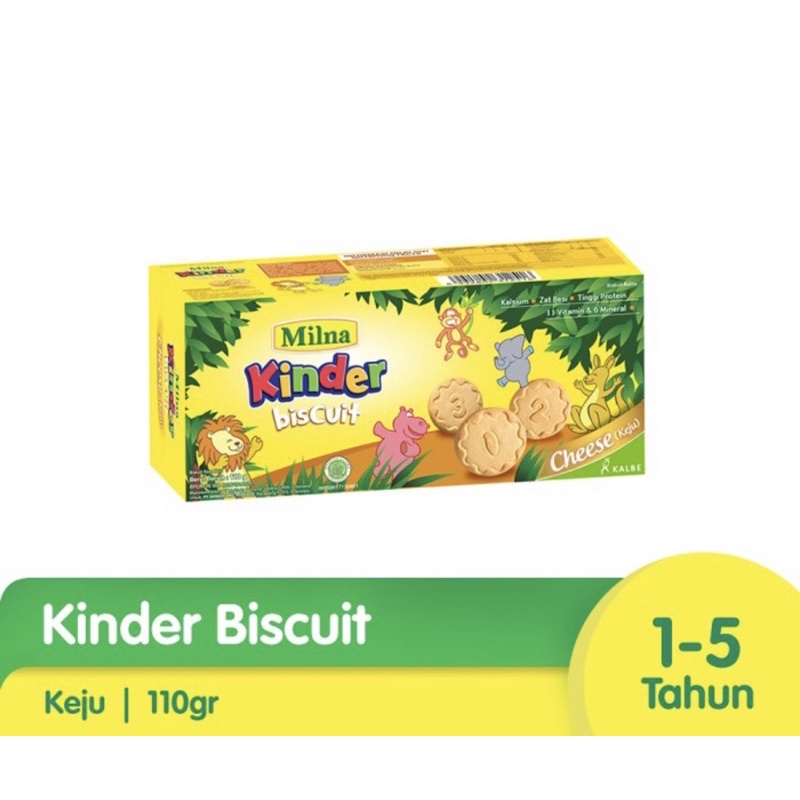 Milna kinder biscuit 110 gram ( biskuit sehat anak 1-5 tahun )