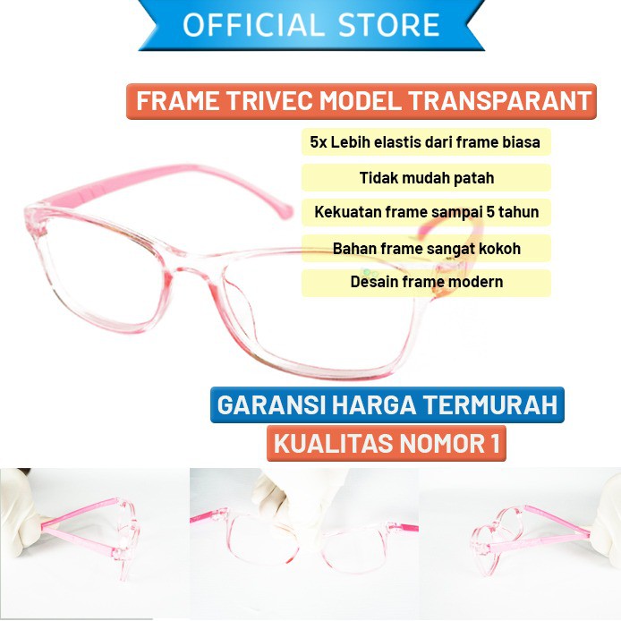 Optilens - Aluna Series Kacamata Anak Anti Radiasi Hp Komputer Antiradiasi Frame Elastis-5