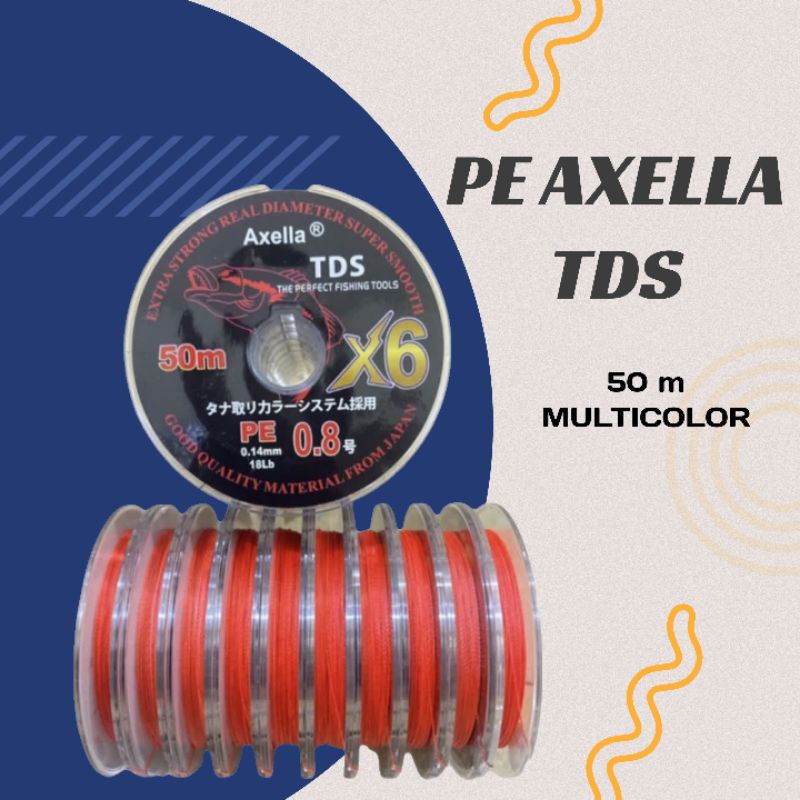 PE AXELLA TDS X6 MULTICOLOR 50M