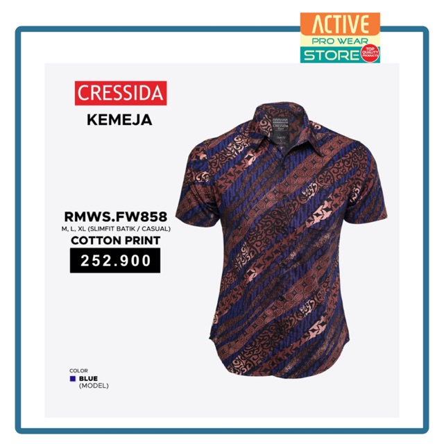 Kemeja Pria Batik Cressida - RMWS.FW858
