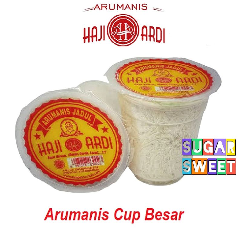 

Arum manis / rambut nenek gulali AROMANIS cup besar 130 Gram