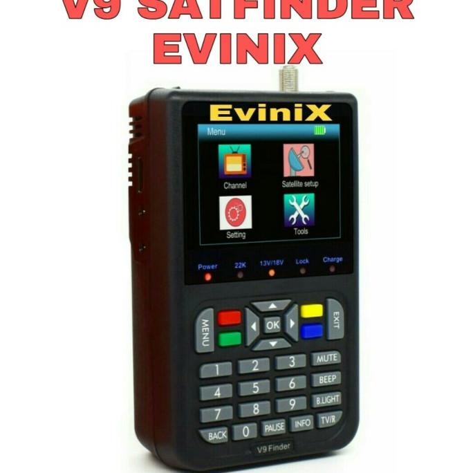 satfinder v9 evinix HD H265 / satelite finder parabola DVBS2 otron1c5 Segera Beli