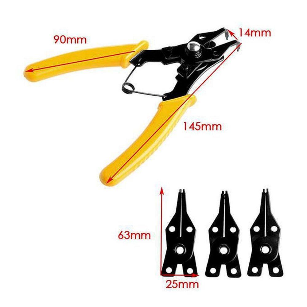 Tang Snap Ring Nanas 4in1 Kombinasi Crimp Tool Spring Klip Penahan Multifungsi