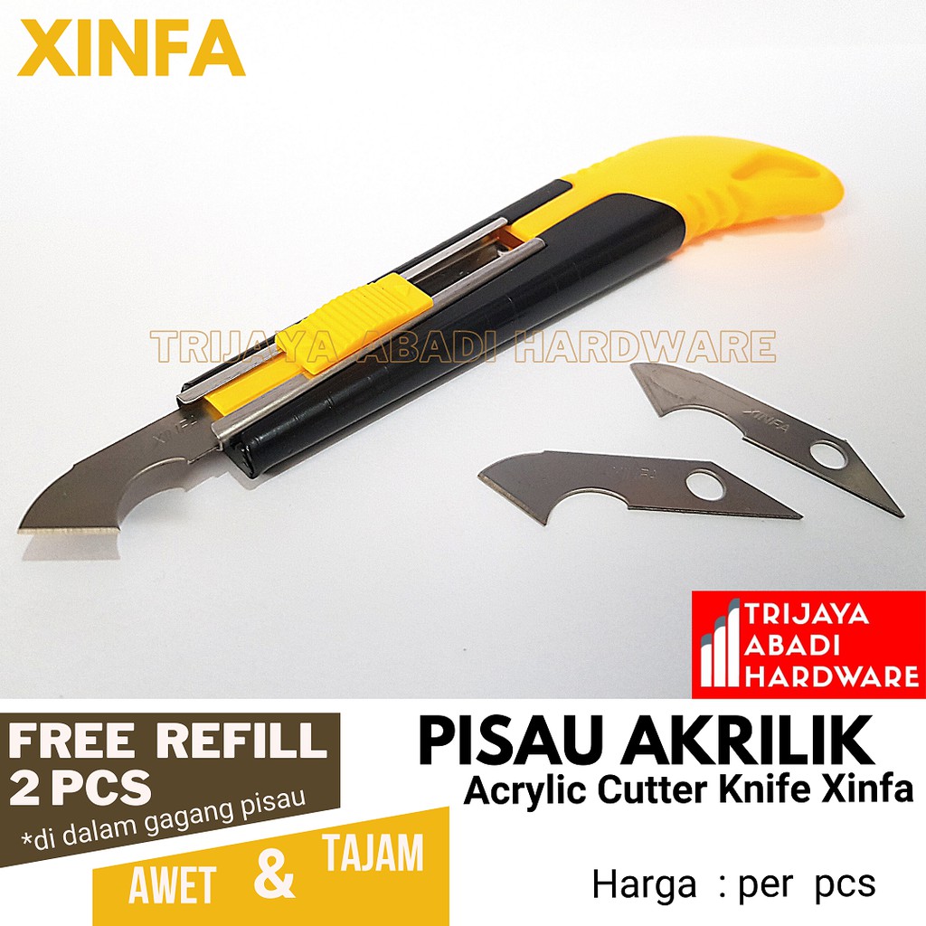 

Pisau Akrilik Xinfa - Pemotong Acrylic / HPL Cutting Tool + Bonus 2 Blade