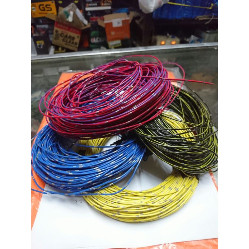 Kabel Serabut listrik lampu mobil motor 0.85 mm METERAN