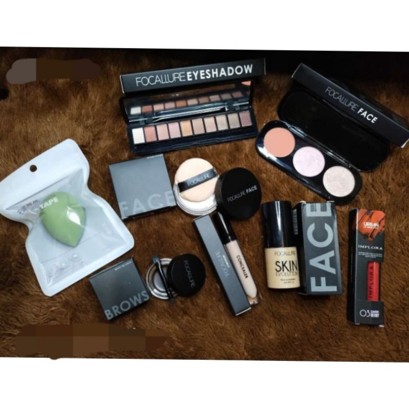 PAKET KOSMETIK LENGKAP/ PAKET KOSMETIK FOCALLURE/ PAKET KOSMETIK MURAH