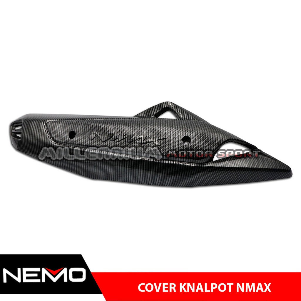 COVER KNALPOT NMAX 155 NEMO CARBON